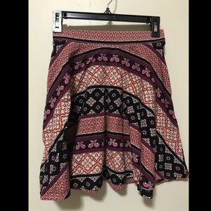 Boho Patterned Skirt